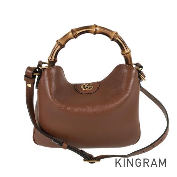 Gucci Handbags - Gucci Bamboo Diana Leather Shoulder Bag